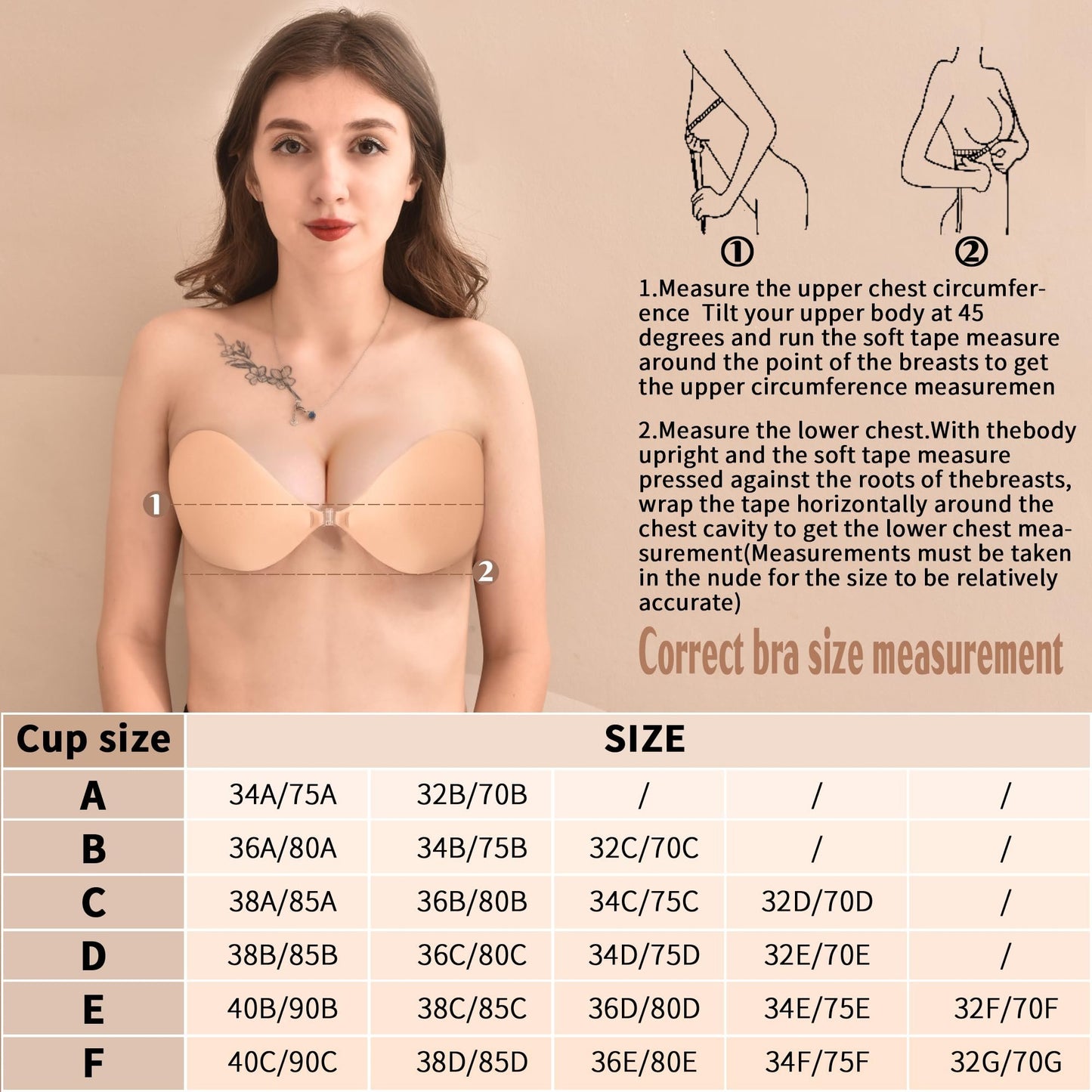 🔥2025 New Arrival 🔥Strapless Push up Bras & Adhesive Bra
