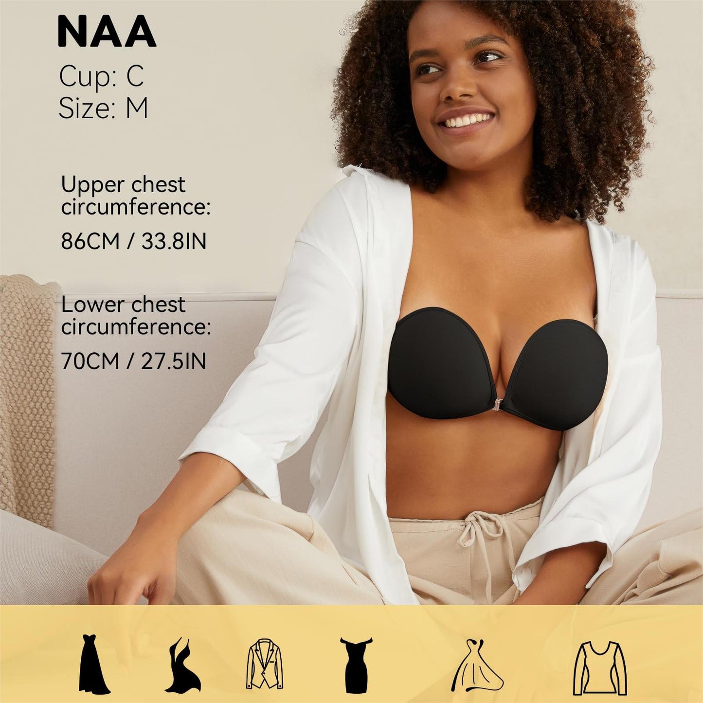 🔥2025 New Arrival 🔥Strapless Push up Bras & Adhesive Bra