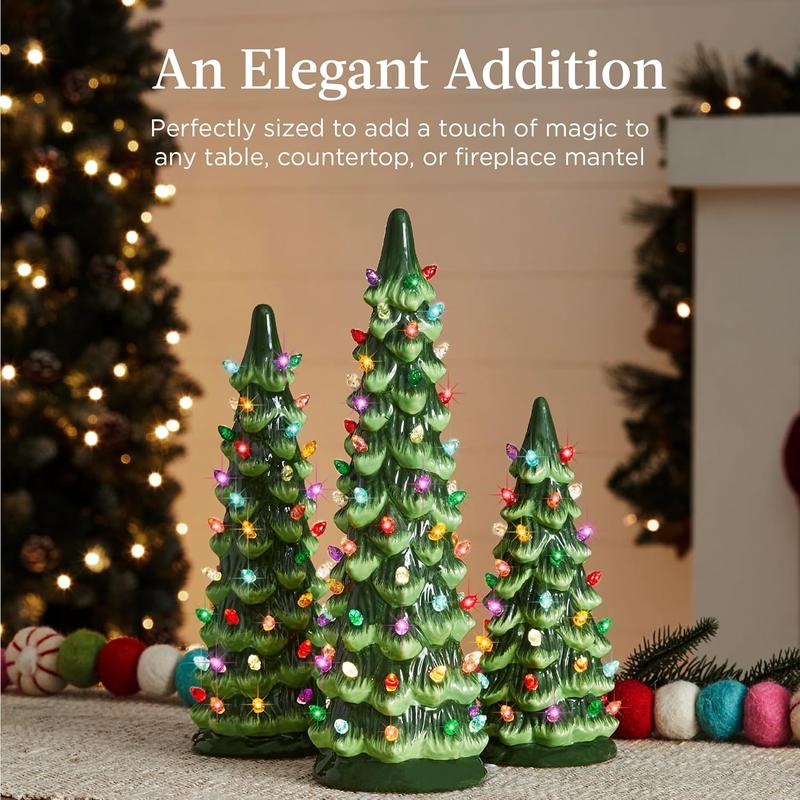 🎉Retro Hand-Painted Tabletop Christmas Trees🎄
