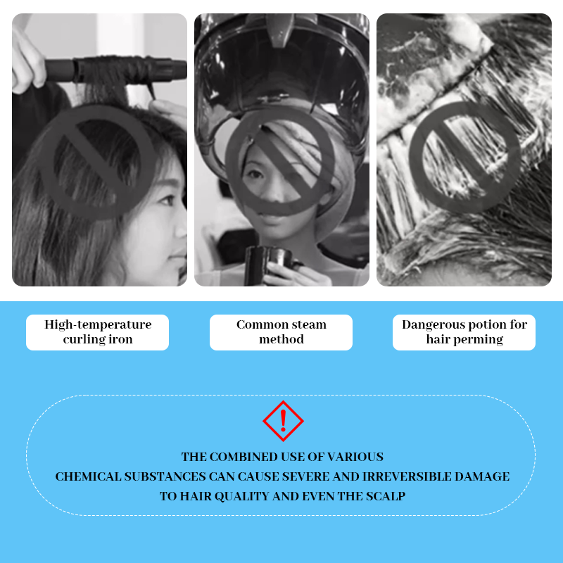 💤Sleep & Curl: Wake Up with Perfect Waves - No Heat Needed!
