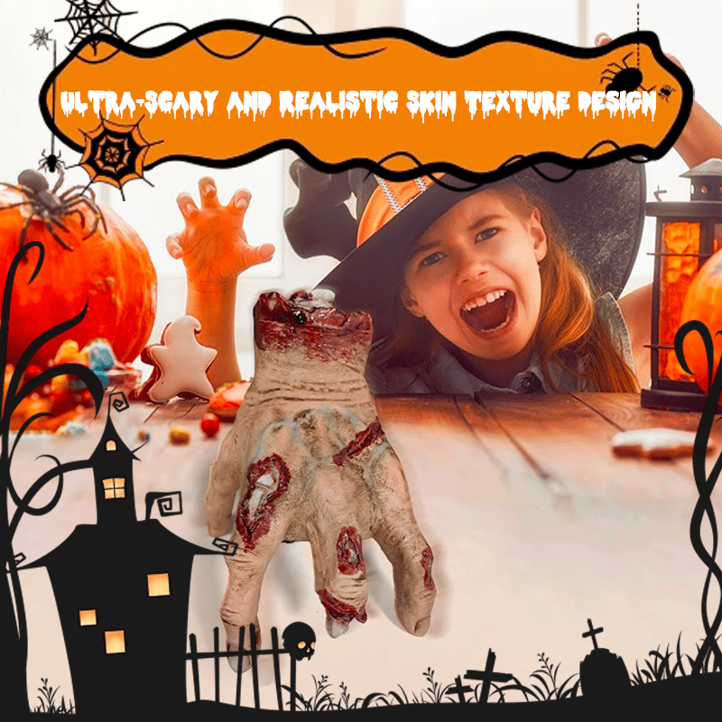 Halloween Scary Electronic Crawling Zombie Hand