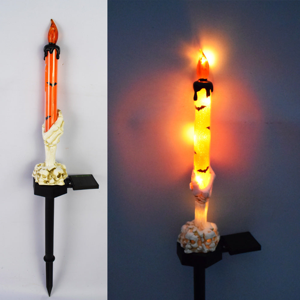 🔥2025 New Arrival 🔥💀Solar Powered Skull Candle Light