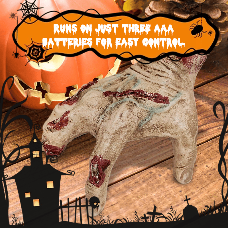 Halloween Scary Electronic Crawling Zombie Hand