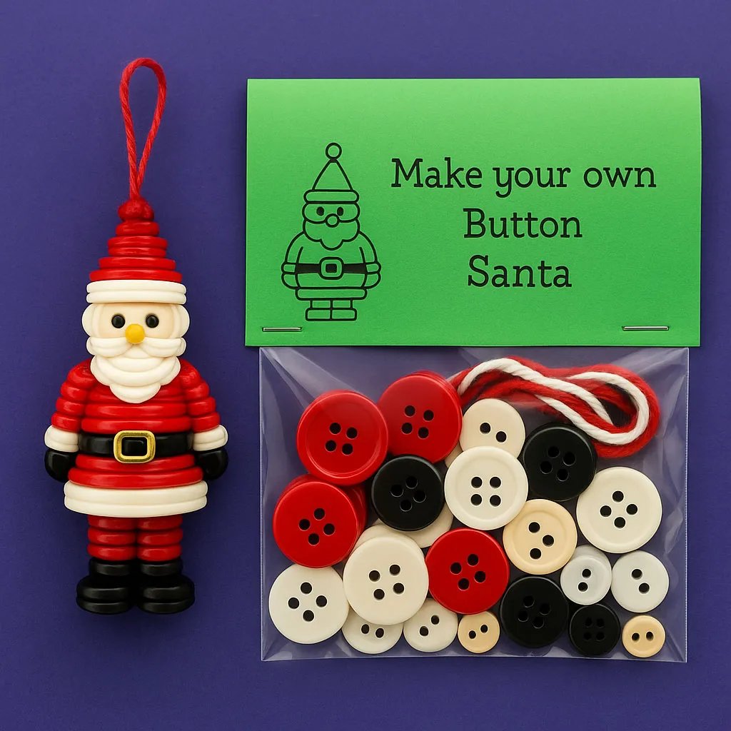 ✨Buy More Save More ✨☃️ DIY Button Snowman Ornament Kit☃️