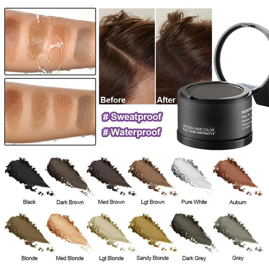 🔥2025 New Arrival 🔥12 Colors Root Touch Up Powder with Mirror