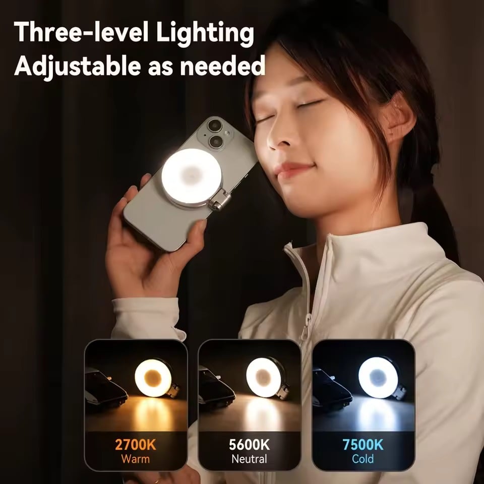 🔥2025 New Arrival 🔥3-in-1 Magnetic Beauty Selfie Light for Phones