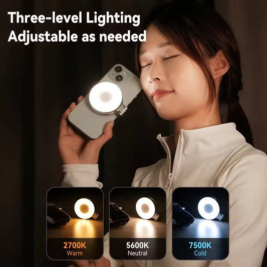 🔥2025 New Arrival 🔥3-in-1 Magnetic Beauty Selfie Light for Phones