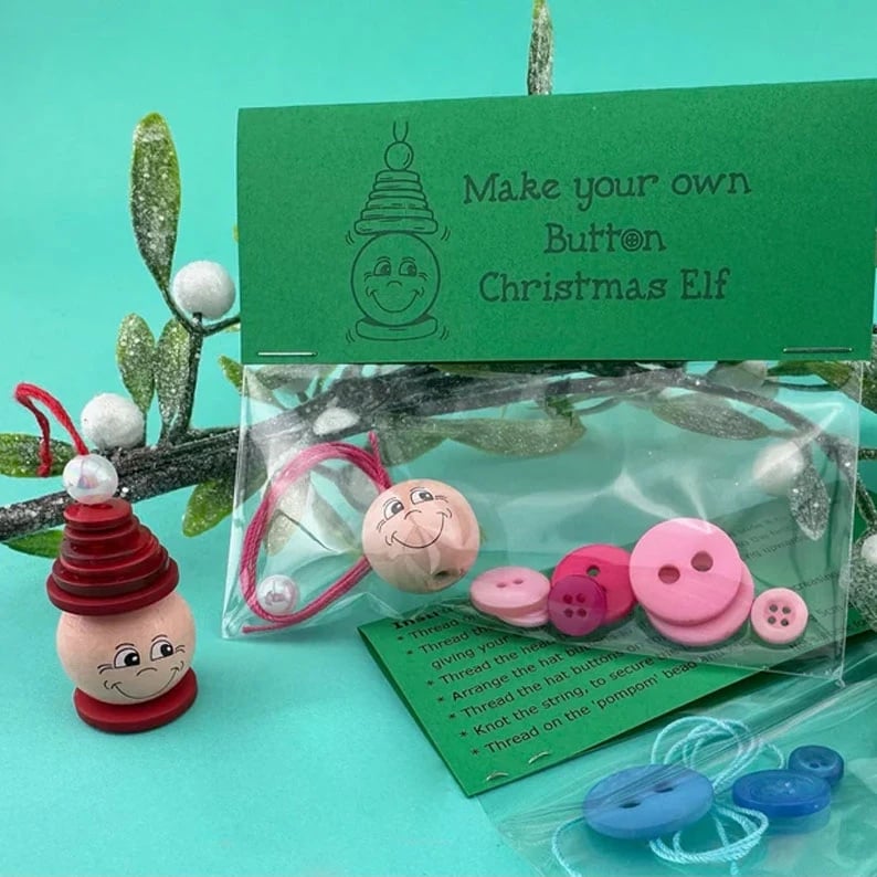 ✨Buy More Save More ✨☃️ DIY Button Snowman Ornament Kit☃️