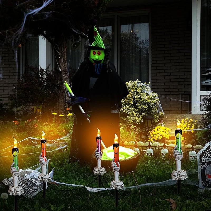 🔥2025 New Arrival 🔥💀Solar Powered Skull Candle Light