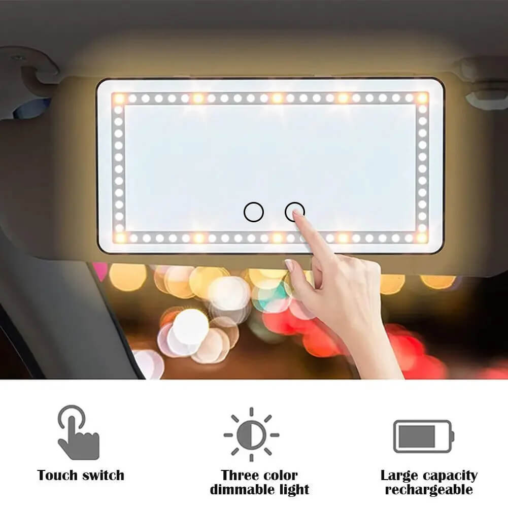 🔥2025 New Arrival 🔥✨Sun Visor Makeup Mirror