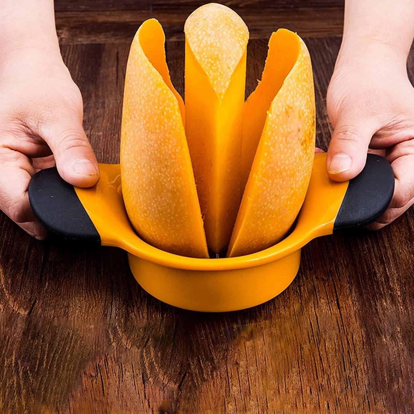 🥭 #1 Trending Mango Slicer & Corer Tool – Easy Prep for Juicy Mangoes!
