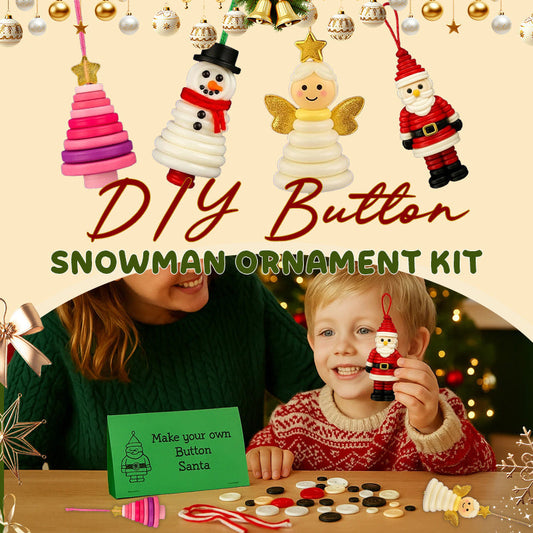 ✨Buy More Save More ✨☃️ DIY Button Snowman Ornament Kit☃️