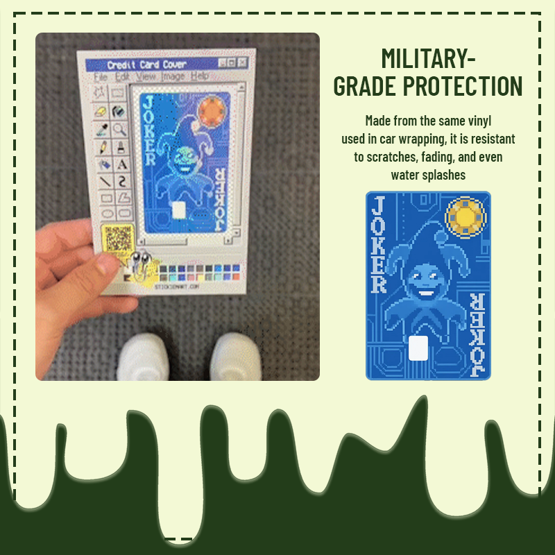 🔥2025 Hot Sale🔥♠️Card protector sticker🤡
