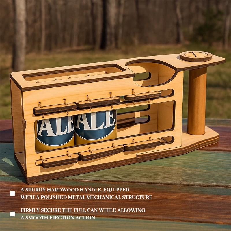 🍻Mechanical Beer Holder: 3-Can Mechanical Loading System!