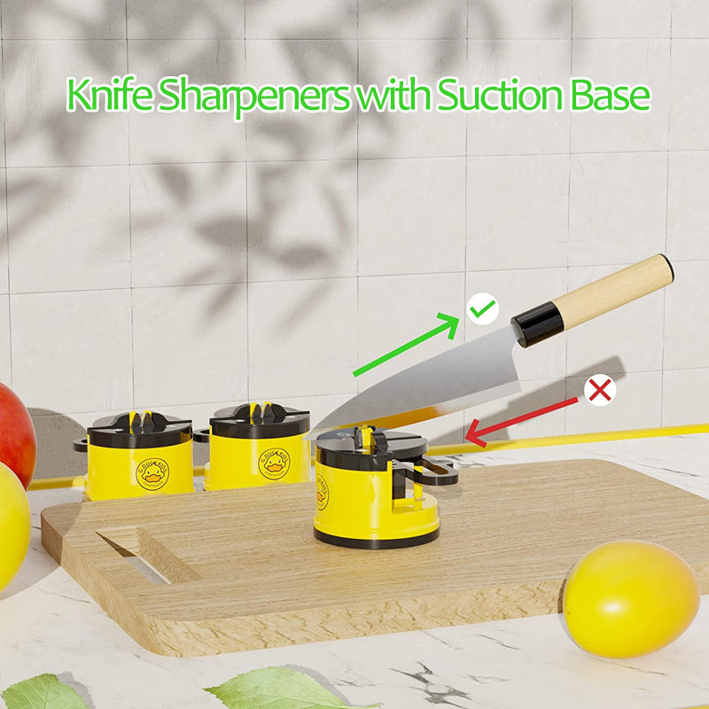 Knife Sharpeners with Suction Base