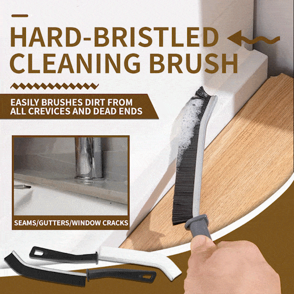 🔥2025 New Arrival 🔥Hard-Bristled Crevice Cleaning Brush