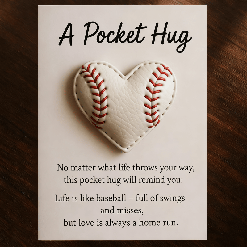 ⚾Baseball Pocket Hug with Gift Card