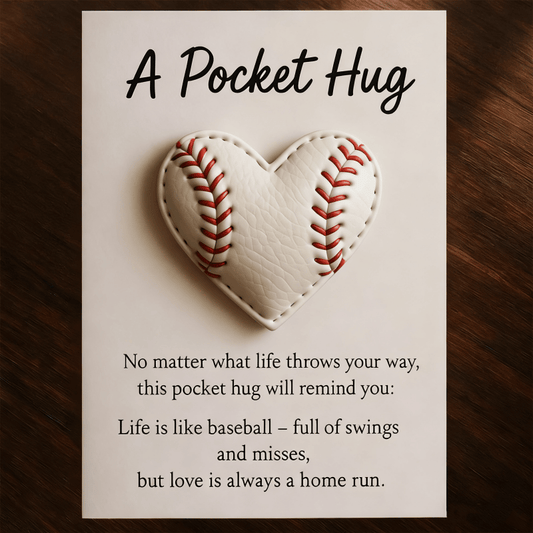 ⚾Baseball Pocket Hug with Gift Card