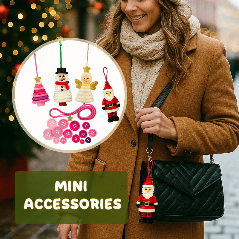 ✨Buy More Save More ✨☃️ DIY Button Snowman Ornament Kit☃️