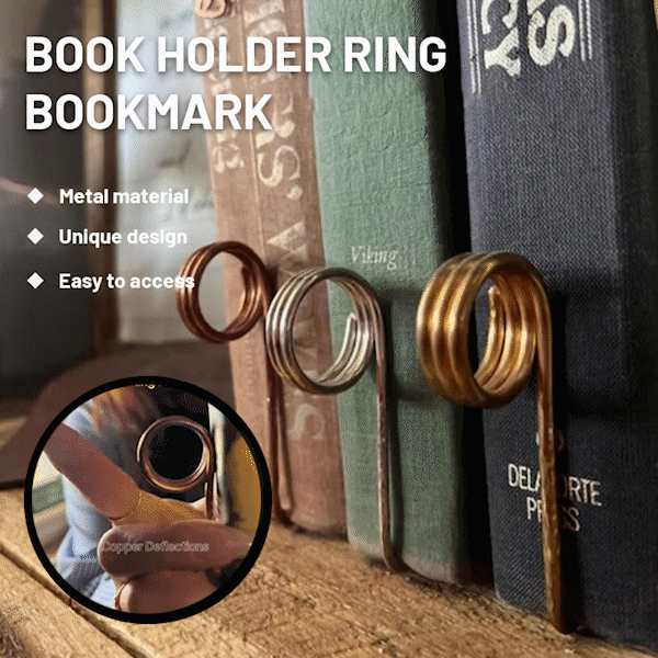 🔥2025 Hot Sale🔥 📖 Book Holder Ring Bookmark