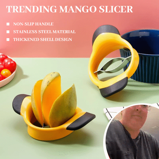 🥭 #1 Trending Mango Slicer & Corer Tool – Easy Prep for Juicy Mangoes!