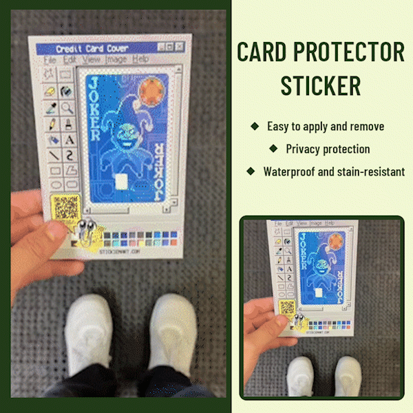 🔥2025 Hot Sale🔥♠️Card protector sticker🤡