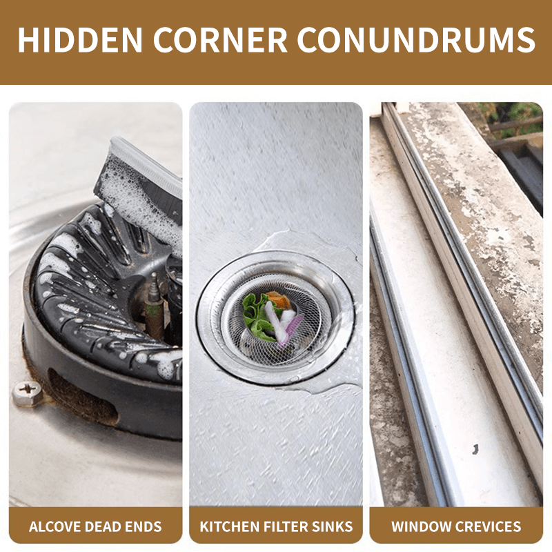 🔥2025 New Arrival 🔥Hard-Bristled Crevice Cleaning Brush