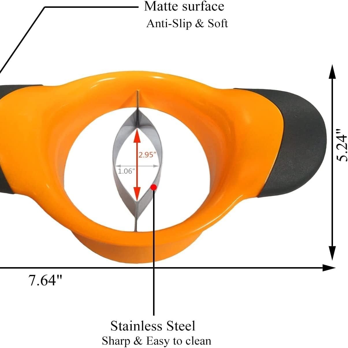 🥭 #1 Trending Mango Slicer & Corer Tool – Easy Prep for Juicy Mangoes!