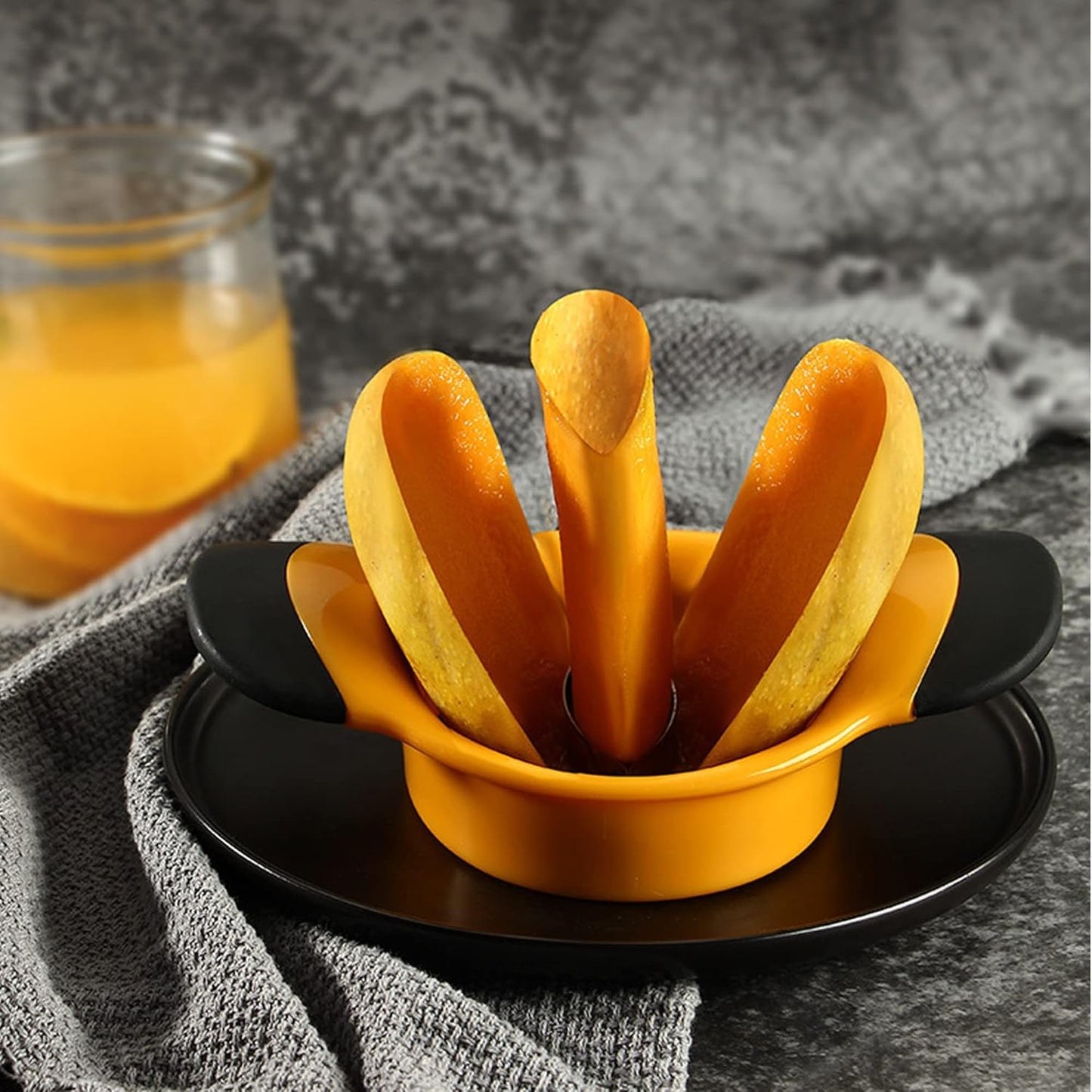 🥭 #1 Trending Mango Slicer & Corer Tool – Easy Prep for Juicy Mangoes!