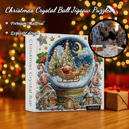 🎄🎅Christmas Crystal Ball Jigsaw Puzzles 1024 Pieces