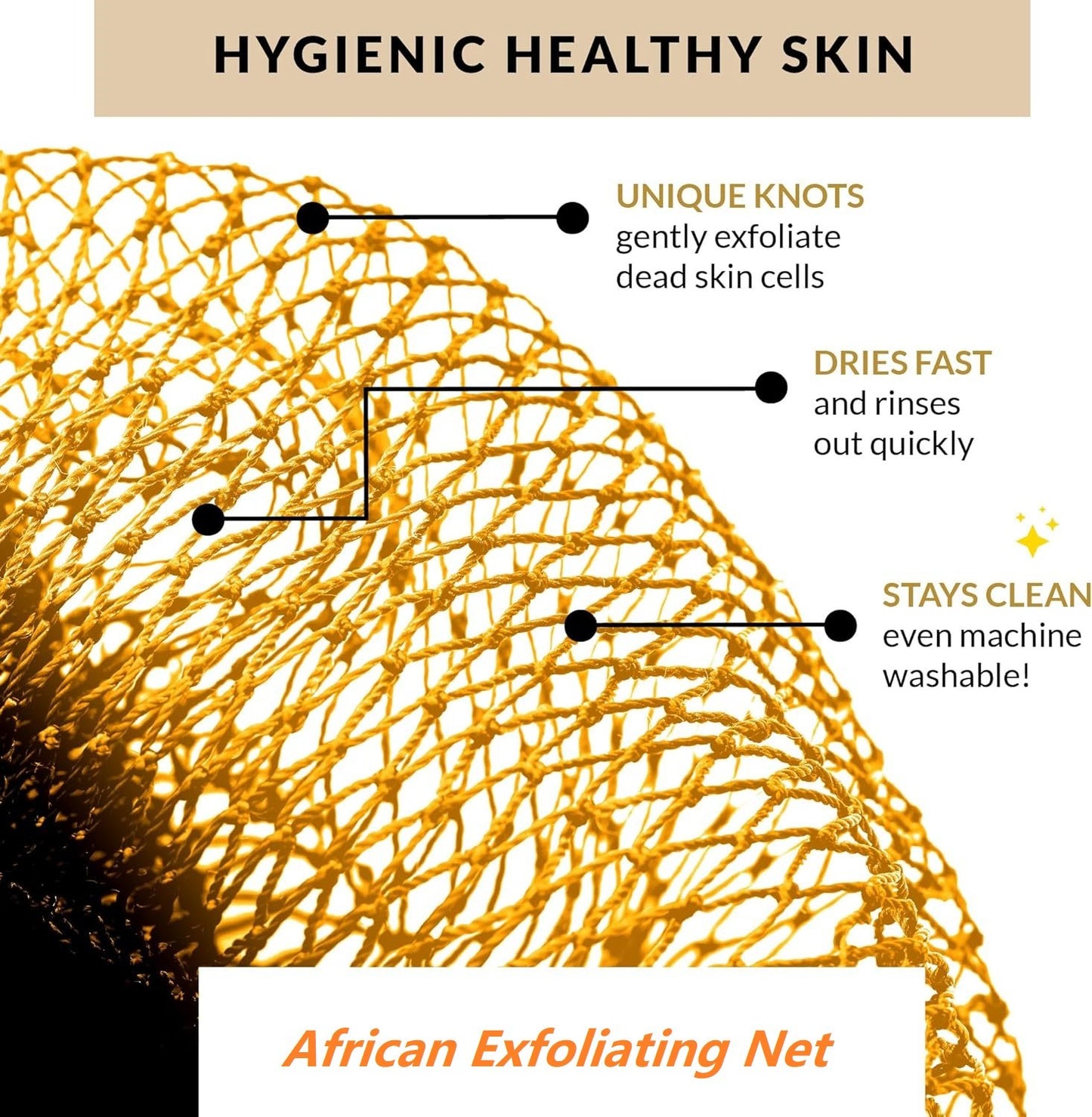 🔥2025 New Arrival 🔥✨African Exfoliating Net Sponge