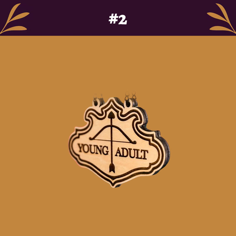 🔥2025 New Arrival 🔥Book Nook Tavern Signs – Genre Shelf Labels with Hanging Brackets
