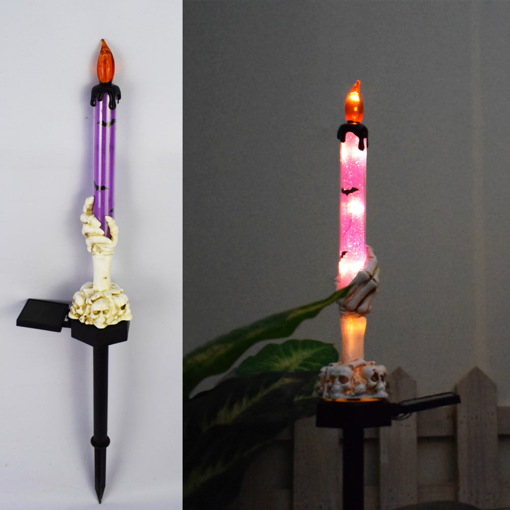 🔥2025 New Arrival 🔥💀Solar Powered Skull Candle Light