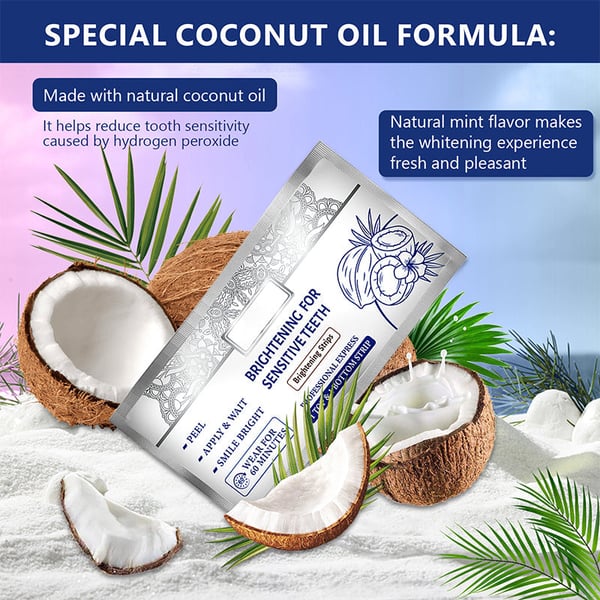 🔥2025 New Arrival 🔥Coconut Mint Whitening Strips