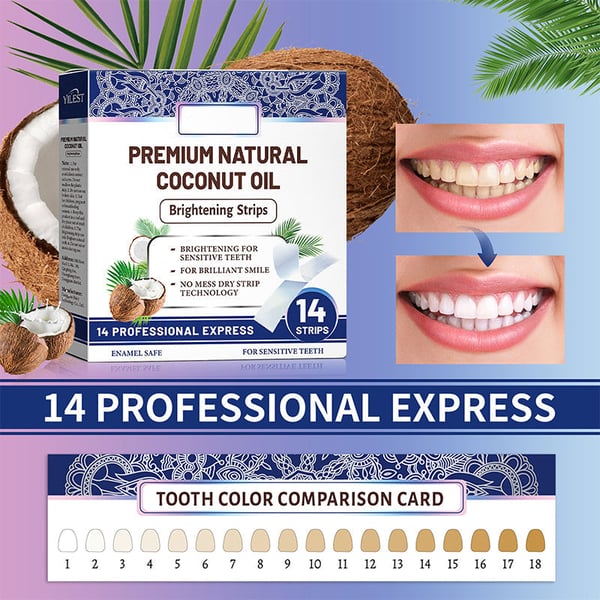 🔥2025 New Arrival 🔥Coconut Mint Whitening Strips