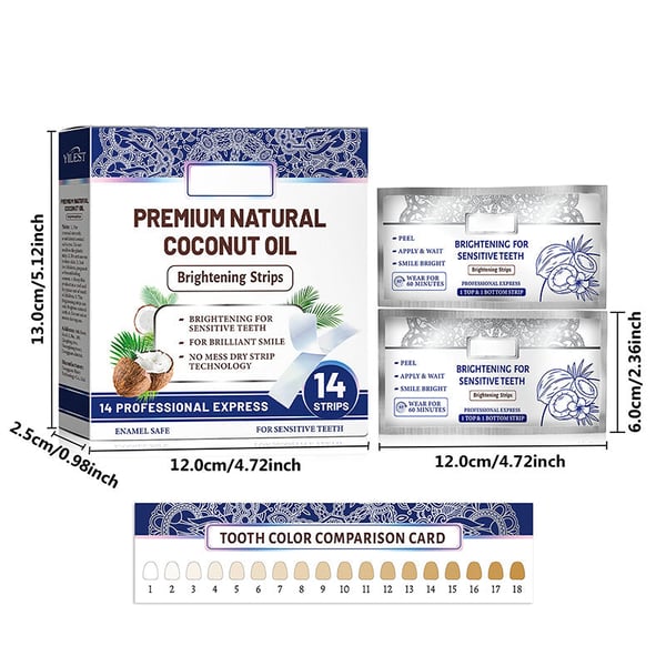 🔥2025 New Arrival 🔥Coconut Mint Whitening Strips