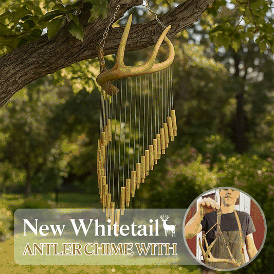 🔥2025 New Arrival🔥New Whitetail Antler Chime with .270 Brass Bells