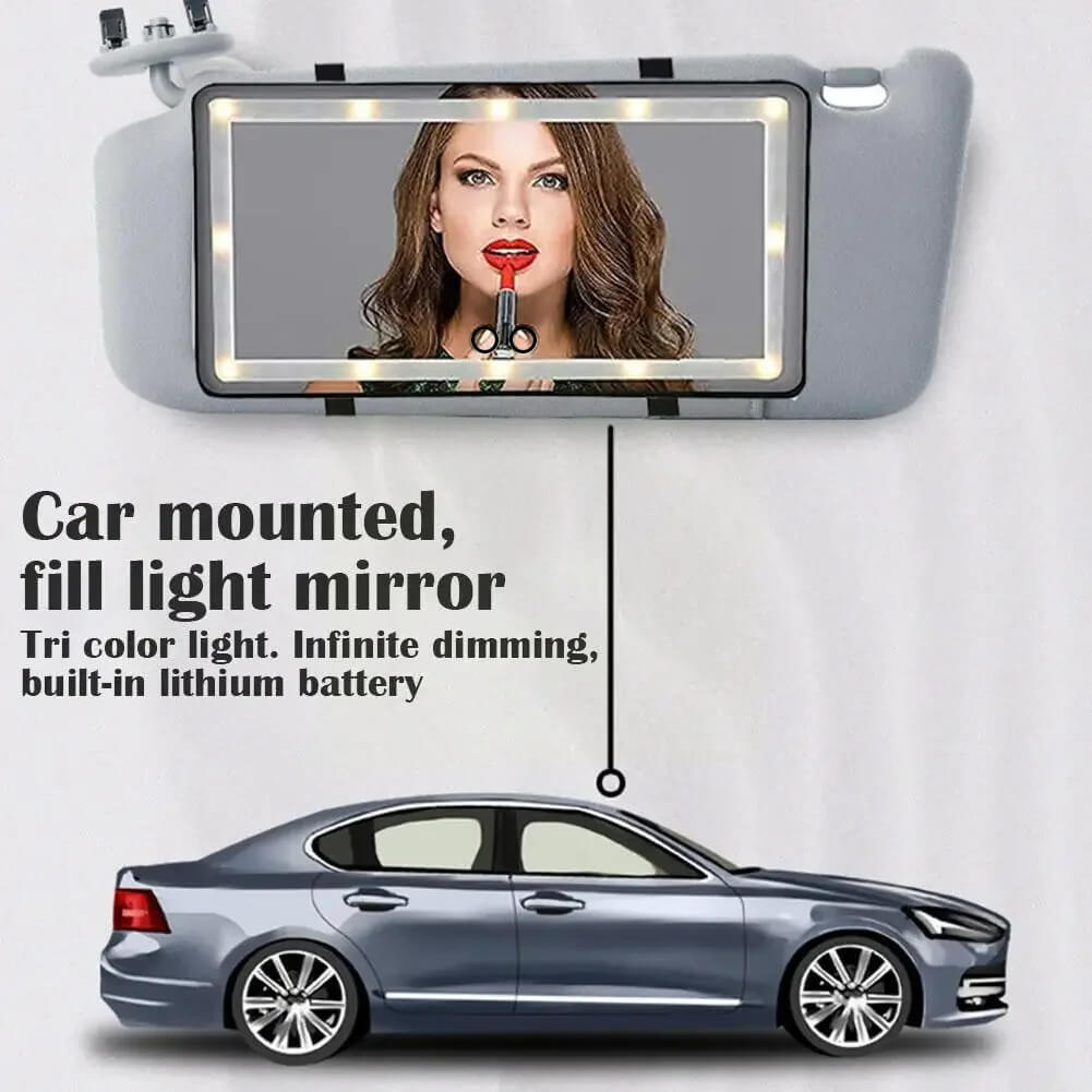 🔥2025 New Arrival 🔥✨Sun Visor Makeup Mirror