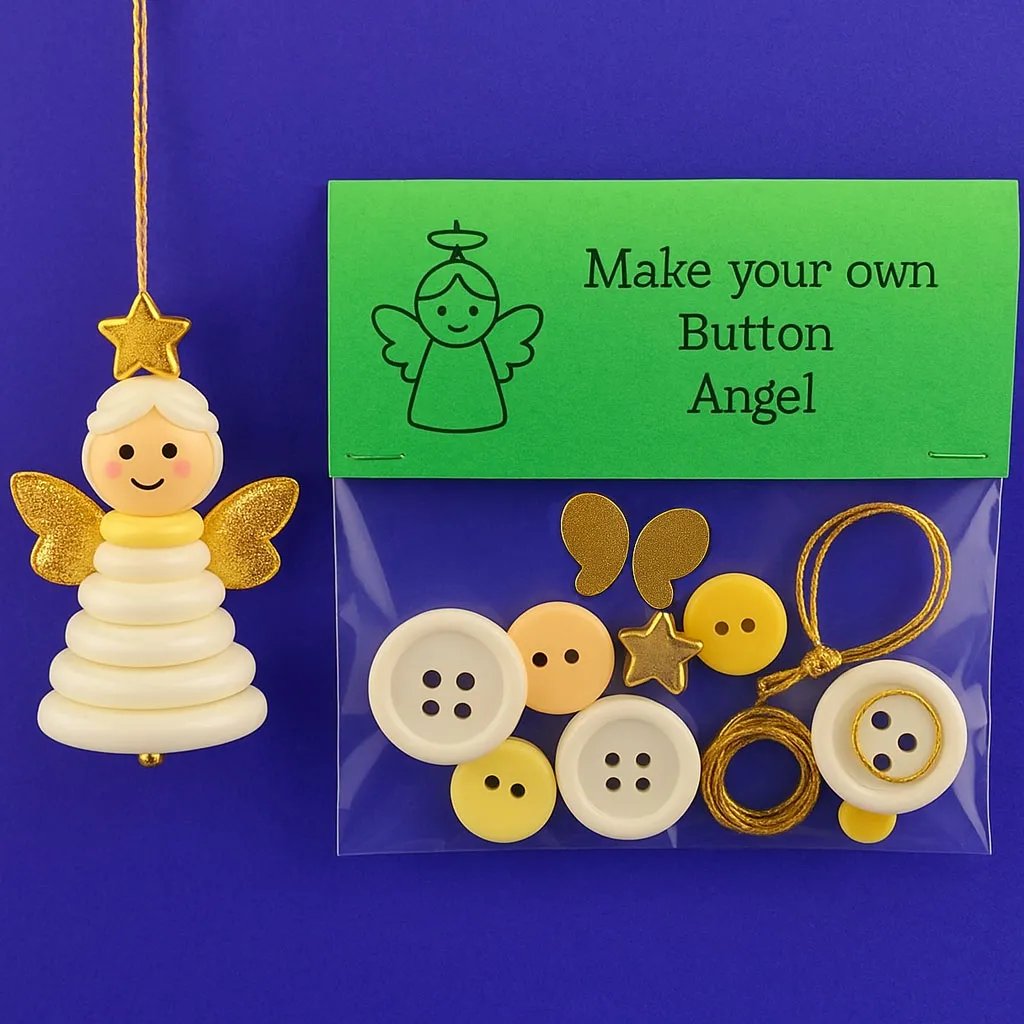 ✨Buy More Save More ✨☃️ DIY Button Snowman Ornament Kit☃️